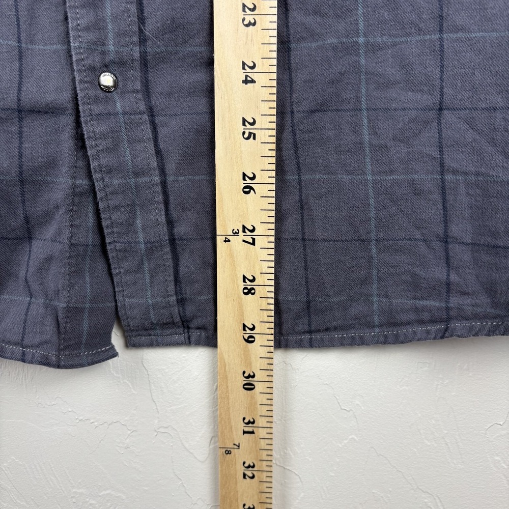 Volcom Mens‎ XL Button Up Shirt Slim Fit Gray Cotton Surf Skate Casual Beachwear - Picture 7 of 11
